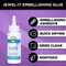 Jewel-It Embellishing Glue 2oz Fabric Glue and Adhesive with Pixiss Accessories Needle Tip Tweezers, and 2 Jewel Picker Pencils